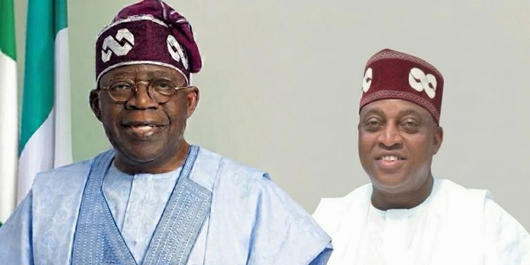 President Bola Tinubu and DG, NBTi, Dr. Kazeem Kolawole