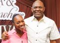 UBA Chairman, Tony Elumelu and unidentified participant of UBA Graduate Management Accelerated Programme