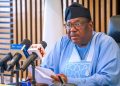 SGF, George Akume at the inaugirstion of the Presidential Committee on National Threat Assessment and Five-Year Strategic Defence Operations Plan, on behalf of President Bola Tinubu.