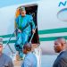Vice President Kashim Shettima arrives Luanda for an AU Summit.