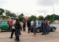 Security operatives and officials conduct an enforcement operation against illegal commercial vehicles and suspected “one-chance” criminal syndicates in Abuja.