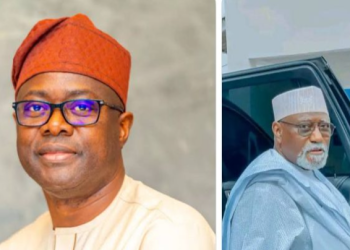 APM presidential candidate, Seyi Makinde, and his running mate, former DSS Director-General Lawal Daura, as they gear up for the 2027 presidential election.