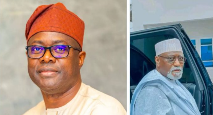 APM presidential candidate, Seyi Makinde, and his running mate, former DSS Director-General Lawal Daura, as they gear up for the 2027 presidential election.