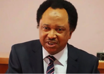 Former Kaduna Central senator, Shehu Sani, speaks during a media engagement in Abuja, where he describes Atiku Abubakar’s promise to restore fuel subsidy as “outright deception.”