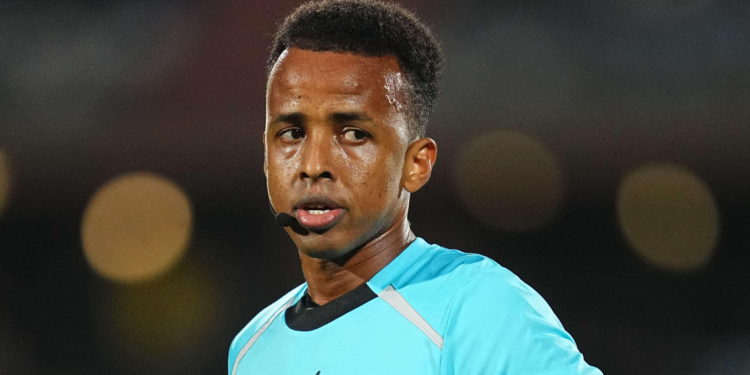 Somali referee Omar Artan