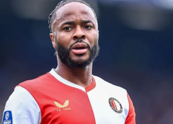 Sterling made eight appearances for Feyenoord earlier this year