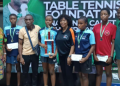Young table tennis players at the previously concluded Dr. A.A. Efunkoya Table Tennis Foundation Championship in Lagos, as the tournament continues its focus on discovering and developing emerging talents.