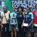 Young table tennis players at the previously concluded Dr. A.A. Efunkoya Table Tennis Foundation Championship in Lagos, as the tournament continues its focus on discovering and developing emerging talents.