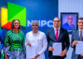 The Nigerian National Petroleum Company Limited and OML 118 contractor parties shortly after signing the PSC and DSA addenda for the Bonga Southwest/Aparo project in Abuja.
