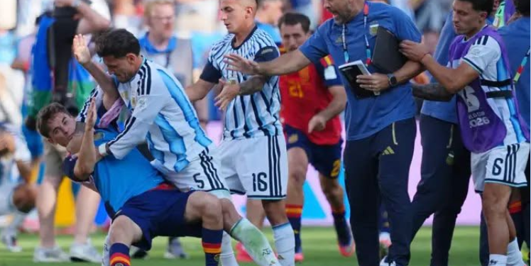 The incident at the World Cup final