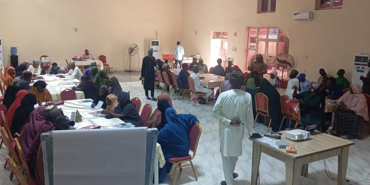Training section to strengthen the capacity of women