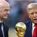 US President Donald Trump has come out in defence of embattled FIFA President Gianni Infantino