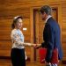 Detained former Myanmar leader Aung San Suu Kyi meets with Arnaud de Baecque, the ICRC resident representative in Myanmar, during a rare visit that marks her first confirmed contact with an external organization since the 2021 military coup.