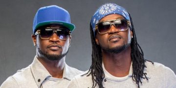 Members of the defunct P-Square group, Peter and Paul Okoye, who now pursue solo careers as Mr P and Rudeboy, respectively.