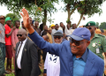 FCT Minister Nyesom Wike inspects the ongoing construction of Arterial Road N16 in Abuja and orders the immediate demolition of about 30 buildings allegedly encroaching on the Ring Road III corridor in Karsana.