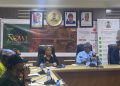 Officials at the official press briefing to launch the Nigeria NOW! Global Investors Expo 2026 at the Federal Ministry of Solid Minerals Development headquarters in Abuja.