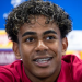 Barcelona's forward Lamine Yamal was runner-up to Ousmane Dembele for the 2025 Ballon d'Or