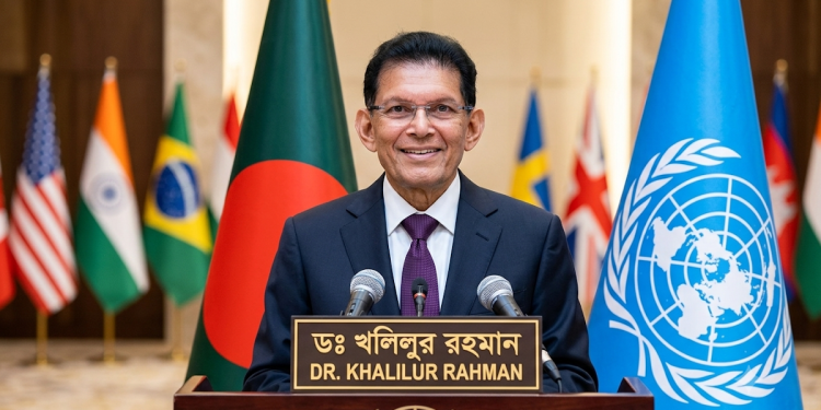 President of UN General Assembly, Dr. Khalilur Rahman