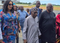 Former Sierra Leone President Ernest Bai Koroma, in company of Nigeria’s Foreign Affairs Minister, Bianca Odumegwu-Ojukwu, and former President Olusegun Obasanjo, returns to Freetown after more than two years in Nigeria, following sustained regional diplomatic efforts aimed at easing political tensions between Koroma and President Julius Maada Bio.