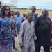 Former Sierra Leone President Ernest Bai Koroma, in company of Nigeria’s Foreign Affairs Minister, Bianca Odumegwu-Ojukwu, and former President Olusegun Obasanjo, returns to Freetown after more than two years in Nigeria, following sustained regional diplomatic efforts aimed at easing political tensions between Koroma and President Julius Maada Bio.