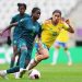 Nigeria’s Falconets battle Colombia in a tense quarter-final clash at the 2026 FIFA U-20 Women’s World Cup in Poland, where a late stoppage-time goal ends Nigeria’s campaign.