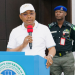 Kogi State Governor Ahmed Usman Ododo addresses first-class traditional rulers at the Government House in Lokoja, where he directs security agencies to stop night arrests and warns against unlawful home invasions and harassment of residents.