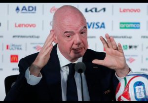 FIFA President Gianni Infantino.(Photo credit: X)