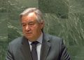 UN Secretary-General Antonio Guterres speaking during the 81st United Nations General Assembly