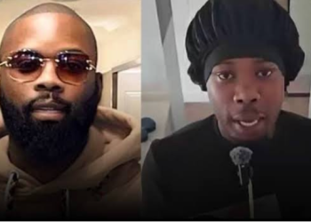 Igho ‘Tiny’ Ubiribo’s son, Junior, questions the circumstances surrounding his father’s death in Thailand and rejects reports linking it to a cosmetic procedure.