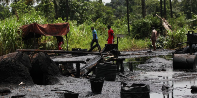 Illegal tapping of an oil pipeline in Rivers State reportedly leads to the deaths of 43 suspected oil thieves in Okrika.