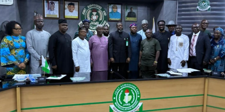 JAMB Registrar, Prof. Segun Aina, inaugurates a committee of education stakeholders and experts to review the UTME and consider the introduction of life skills and reasoning into the examination.