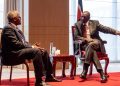 William Ruto and Aliko Dangote as Kenya faces a court challenge over the proposed Dangote refinery in Lamu County.