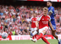 Martin Odegaard scores Arsenal's winner against Chelsea at the Emirates Stadium
