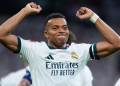 Mbappe celebrates first goal in the champions league opener for Real Madrid 2026/2027 season