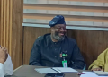 INEC Chairman, Prof. Joash Amupitan, receives JAMB Registrar, Prof. Segun Aina, and his management team during a courtesy visit, as the commission offers to support the examination body with biometric verification technology.