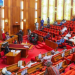 Members of the National Assembly during a legislative session as lawmakers suspend official visits to South Africa and boycott South African-hosted legislative activities over renewed xenophobic attacks against Nigerians and other African nationals.