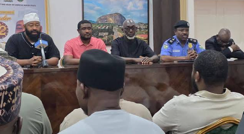 Niger State Governor Umaru Bago speaks during the constitution of a committee to investigate the deaths of miners in NSCDC custody in Minna.