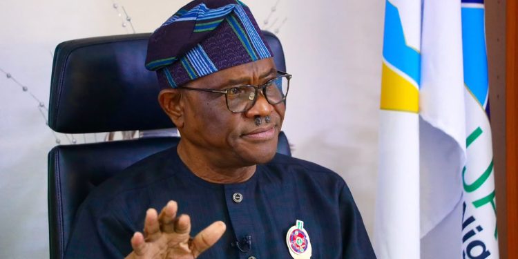 Nyesom Wike, FCT minister, who has vowed to resign if President Bola Tinubu loses the 2027 presidential election in Rivers State and the FCT.