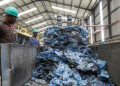 Workers in a plastic-related industry face potential health risks from higher exposure to microplastics due to frequent contact with plastic particles.