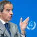 Rafael Grossi addresses a news conference at the agency’s headquarters in Vienna, Austria