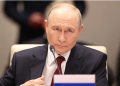 Russian President Vladimir Putin speaks during an economic forum in Russia’s Far East, where he says a peace agreement to end the war in Ukraine remains possible.
