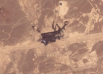 Satellite imagery shows damage to the East-West pipeline facility in the Hejaz region, Saudi Arabia