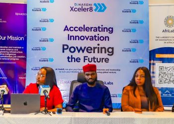 Participants at the launch of NASENI xceler8 Programme by the National Agency for Science and Engineering Infrastructure.and Afrilab in Abuja.
