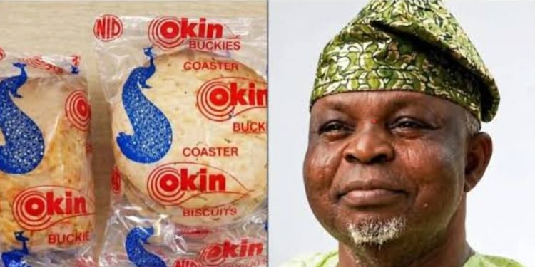 Founder of Okin Biscuit, Emmanuel Adesoye