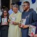 Cross River State Governor, Bassey Otu, Information Minister, Mohammed Idris and other officials at the commissioning of Cross River State Information Hub.
