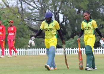 Players of Nigeria's Female Yellow Greens team defeated Zimbabwe to quality for World Cup.