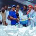 First Lady, Senator Remi Tinubu with Governor Bassey Otu launching food intervention scheme in Calabar.