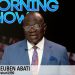 Dr. Reuben Abati on the ARISE TV Morning Show set