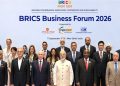 Participants at BRICS Economic Summit in India