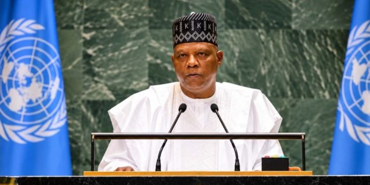 Vice President Kashim Shettima is representing Nigeria at UNGA 81 in New York
